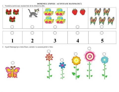 Fișă-activitate matematica