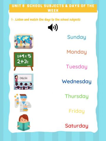 When is? School subjects