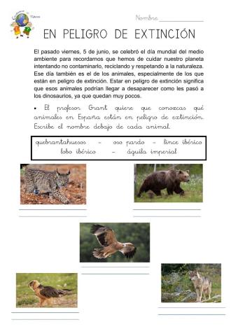 En peligro de extinción