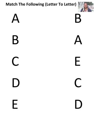 Join letter to letter