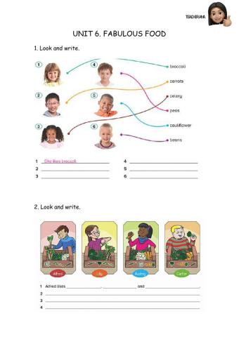 Unit 6. Fabulous food