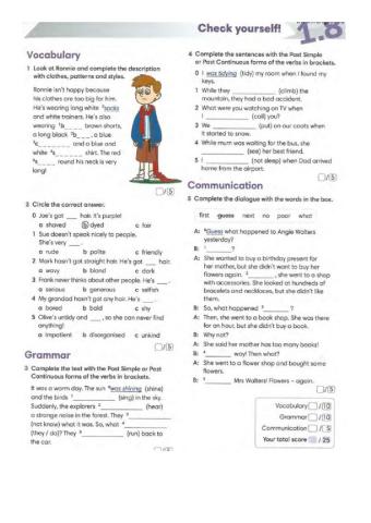 Revision for the test