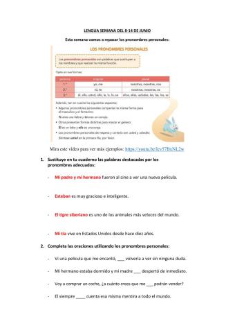 Pronombres personales