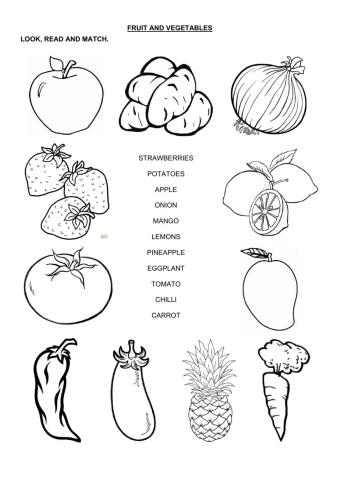 Food - Fruit and Vegetables
