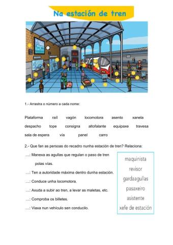 A todo tren vocabulario