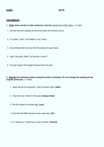 English final revision