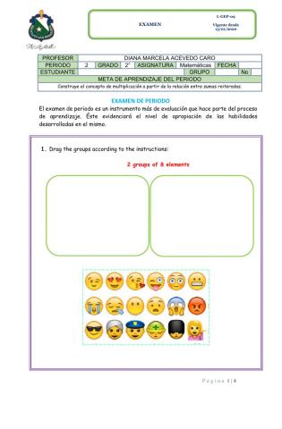 Multiplicación como suma reiterada, propiedades y problemas de multiplicación.