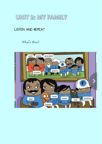 My family: listening