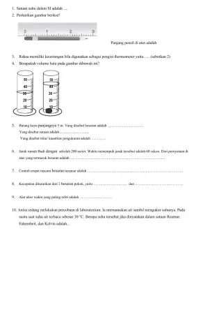 Besaran dan pengukuran