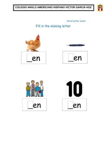 Make a word with en