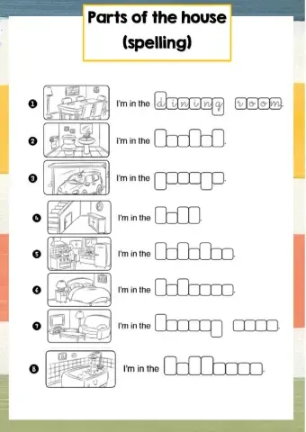 Parts of the house (spelling)