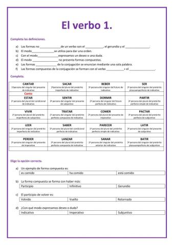 El verbo