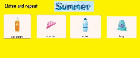 Summer vocabulary 1
