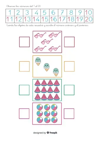 Anterior y posterior