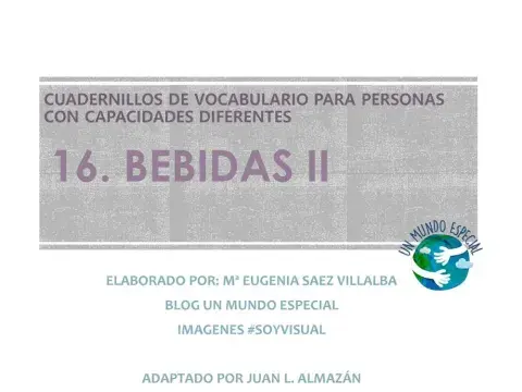 Lectura global - Bebidas II - Blog un mundo especial