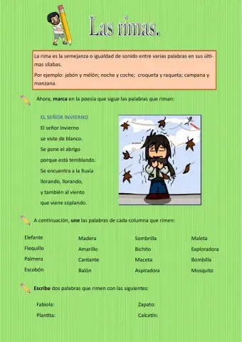 Las rimas.