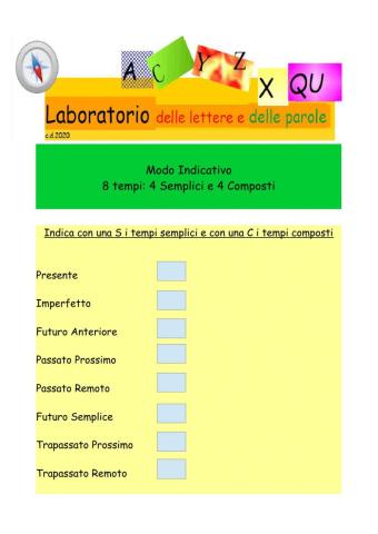 tempi semplici e tempi composti