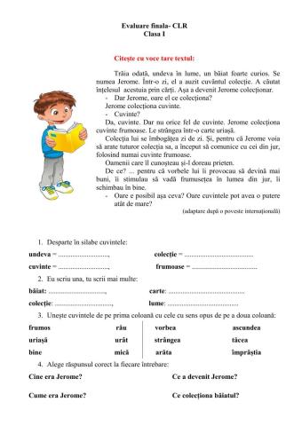 CLR 1 - Evaluare finala