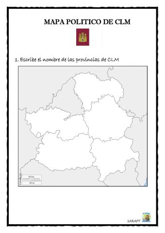 Mapa politico clm