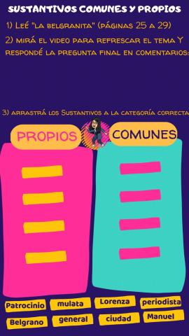 Sustantivos comunes y propios