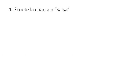 Chanson salsa