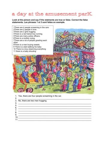 A day at the amusement park