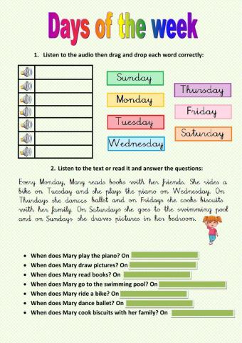 Days of the week