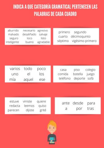 Categorias gramaticales