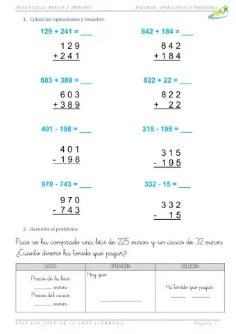 07-Sumas Restas y problema