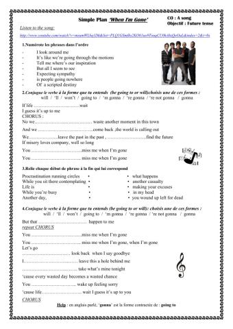 Simple Plan When I'm Gone CO