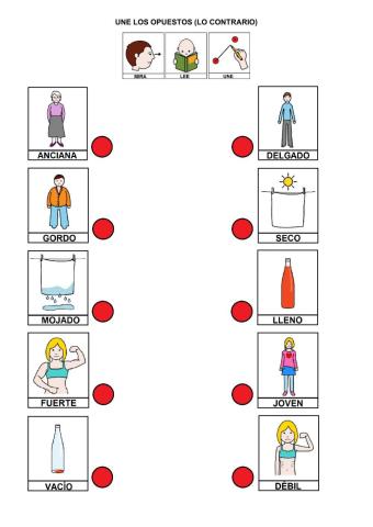 Une los opuestos