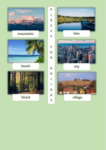 Holiday places