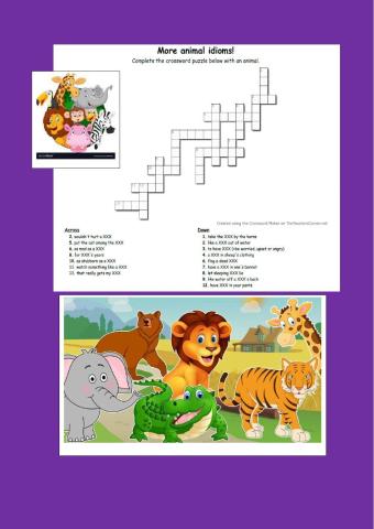 Animal idioms