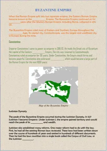 Byzantine empire
