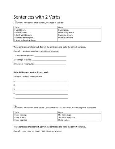 Beginner Gerund-Infinitive Complements