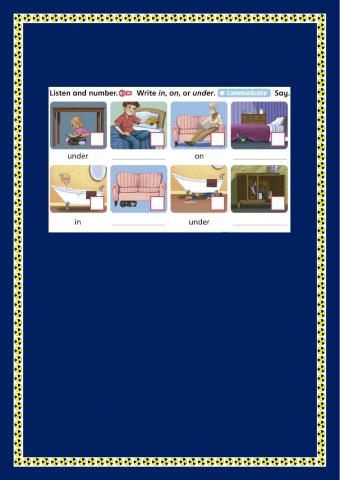 Prepositions and rooms