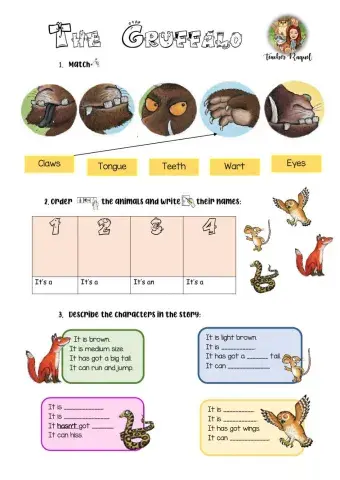 The Gruffalo characters