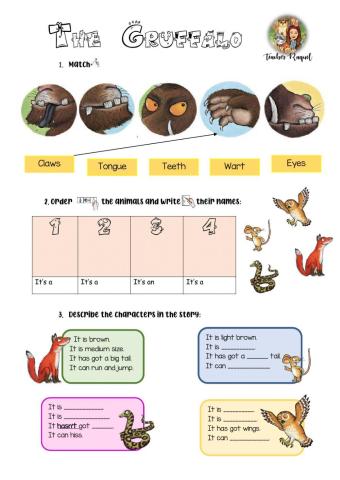 The Gruffalo characters