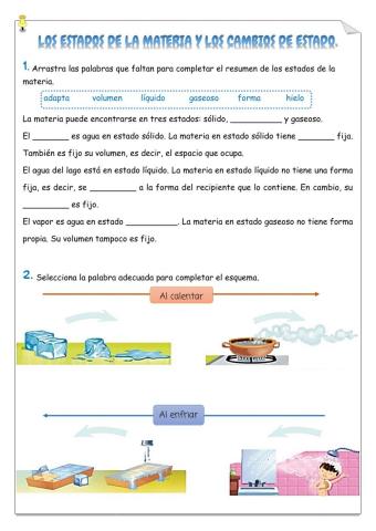 Los estados de la materia