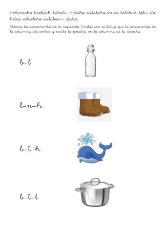 Entzun, lotu eta idatzi