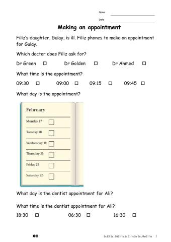 Making Appointment 1