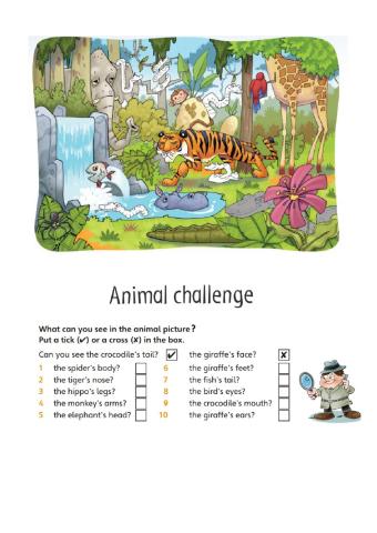 Animal challenge