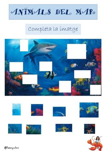 Puzzle animals del mar