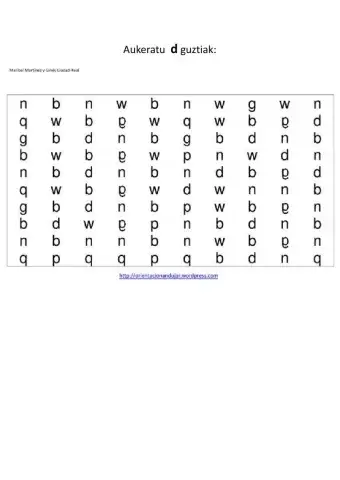 Aurkitu D (hizki zopa)