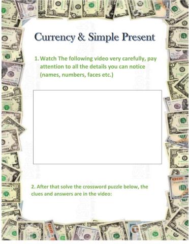 Currency and Simple Present