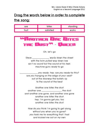 Another one bites the dust - Queen