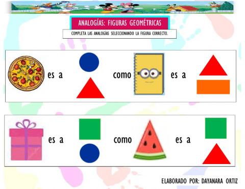 Analogías: Figuras Geométricas