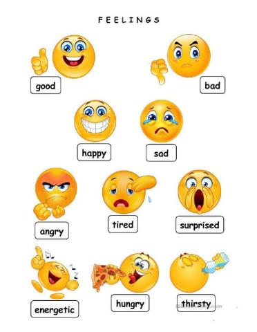 Feelings with emojis