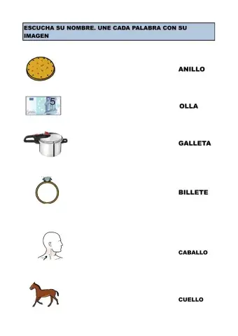 Une imagen-palabra letra ll