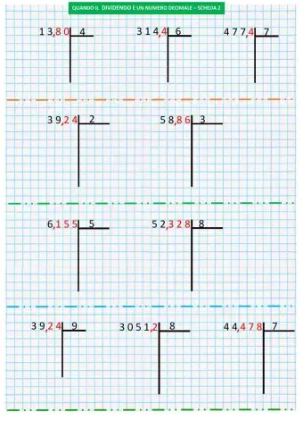 Divisioni in colonna